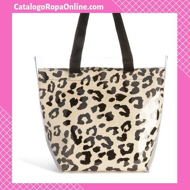 bolsa de playa transparente primark estampado leopardo catalogo