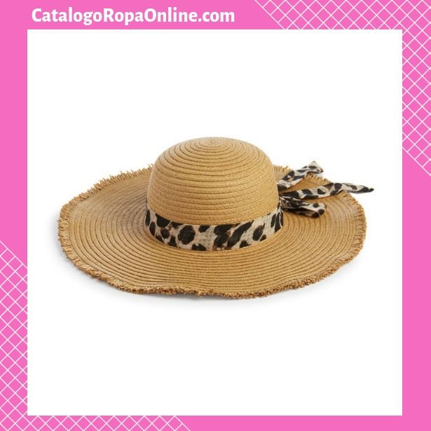 sombrero mujer con lazo leopardo primark catalogo