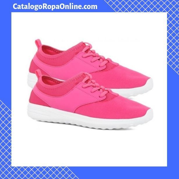 catalogo zapatillas rosa oscuro primark mujer