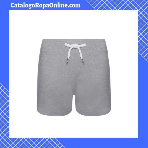 shorts gris mujer algodon primark catalogo