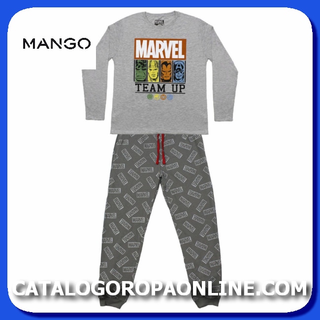 Pijamas de hombre Mango Pijamas de Marvel  para hombre