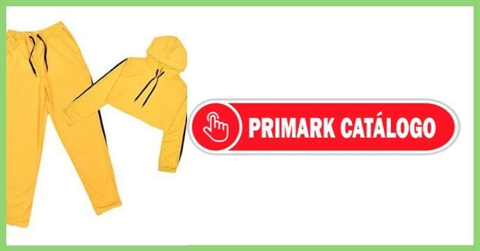 Chandal amarillo de niñas en Catalogo Primark