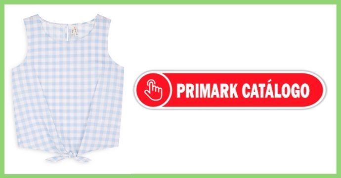Camiseta azul para niña en Colección Primark