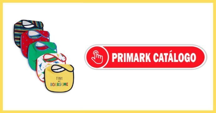catálogo Primark con babebros de plastico para bebé