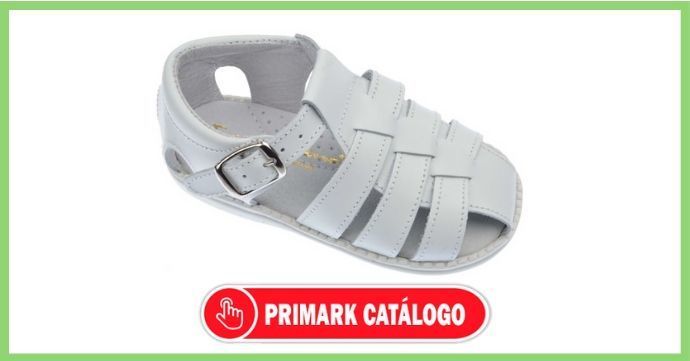 En primark conseguirás sandalias blancas de niños baratas