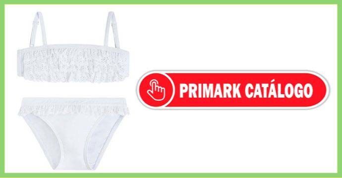 Precio de bikinis blancos para niñas en Primark