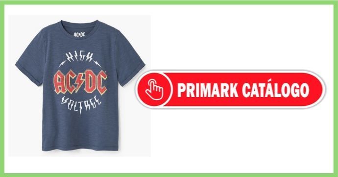 En primark estan las camisetas de moda de AC/DC para niños