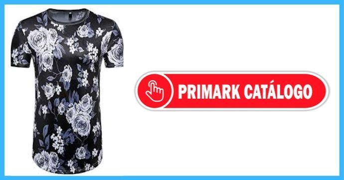 Catálogo de moda Primark camisetas de flores para hombres