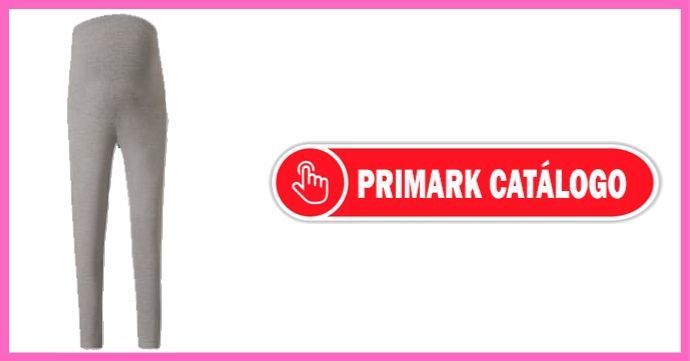 Catálogo de leggins de color gris para premamá en Primark online