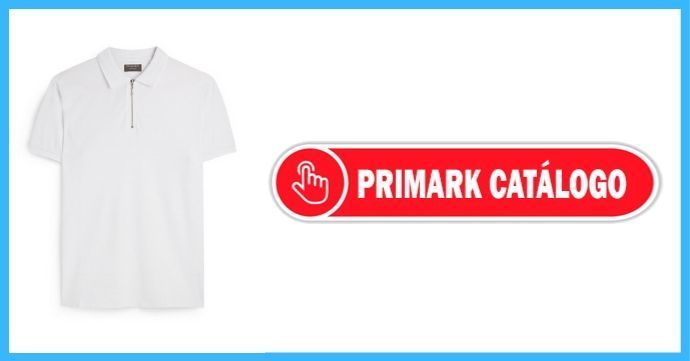 Polos blancos para hombres ofertas catalogo Primark