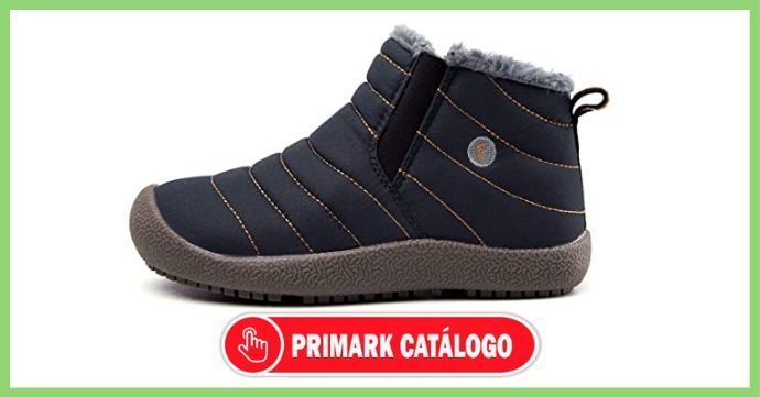 Catálogo de zapatillas de invierno para niños en Primark