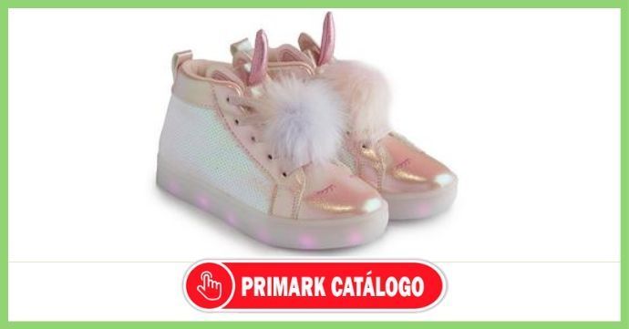 Colección de zapatillas de cana alta para niñas en Primark