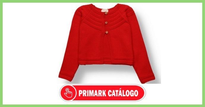 Colección de chaquetas de color rojo para niñas en Primark