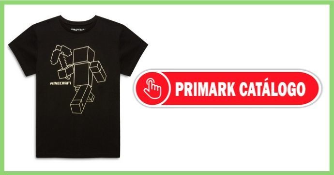 Compra en Primark camisetas de minecraft para niños
