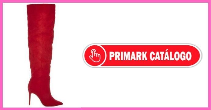 Botas rojas de mujer en coleccion Primark