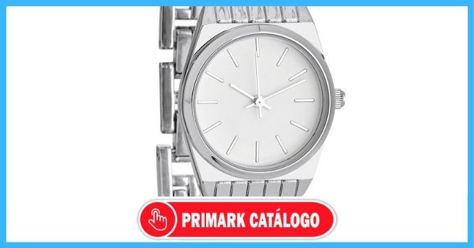 Reloj plateado de hombre baratos Primark
