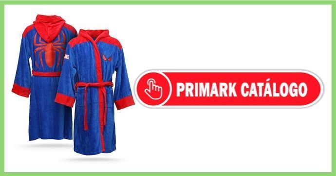 Precio de albornoz de spiderman para niños en Primark