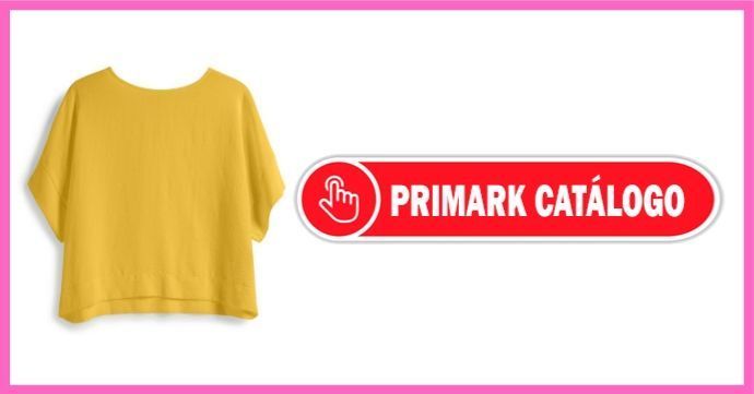 catálogo de camiseta amarilla para mujer en Primark