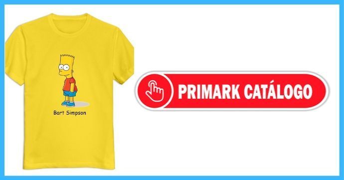 Rebajas en Primark de camisetas de bart simpsom para hombres