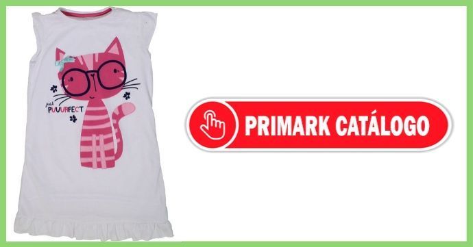 Camisón blanco de niña de moda en Primark