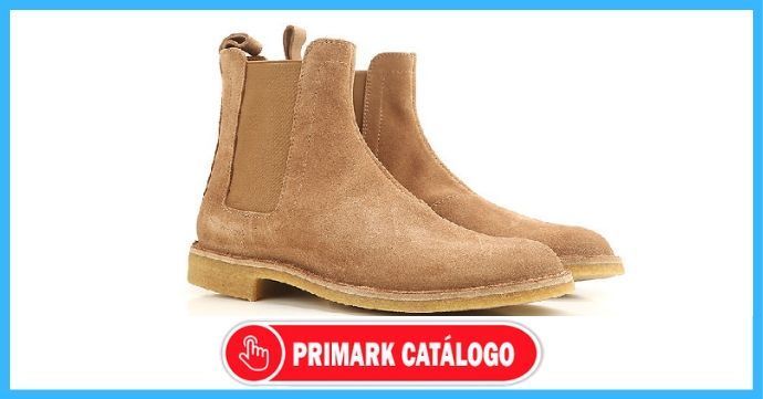 Colección moda Primark descuento en botines camel de hombre
